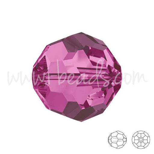 Achat Swarovski 5000 round beads fuchsia 8mm (4)