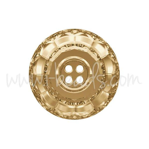 Achat Bouton Swarovski 3008 crystal golden shadow 12mm (1)